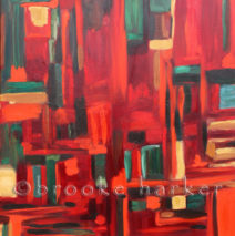 Orange City | 46″ x 42″ | Oil on Canvas SOLD