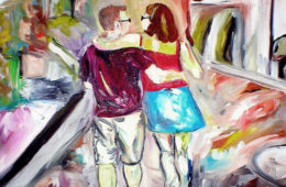 Clare & Matt | 35.5″ x 27.5″ | Oil on Canvas SOLD