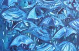 Blue Rain | 20″ x 16″ | Oil on Canvas SOLD