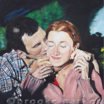 Natalia & Mirek | 30″ x 24″ | Oil on Canvas SOLD