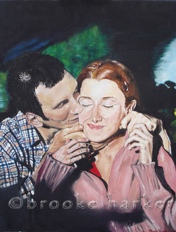 Natalia & Mirek | 30″ x 24″ | Oil on Canvas SOLD