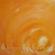 Orange Day | 24″ x 25″ | Oil on Canvas SOLD