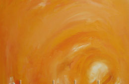 Orange Day | 24″ x 25″ | Oil on Canvas SOLD