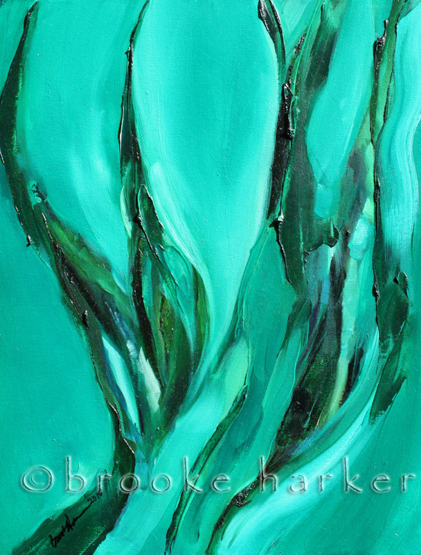 Wings of Green 1 | Oil on Canvas SOLD