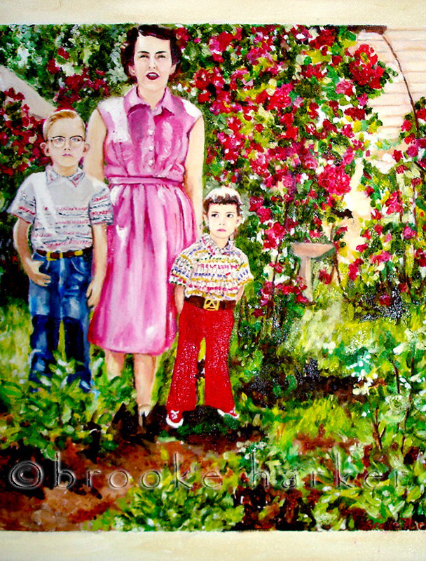 Granny’s Garden | 18″ x 18″ | Oil on Canvas SOLD