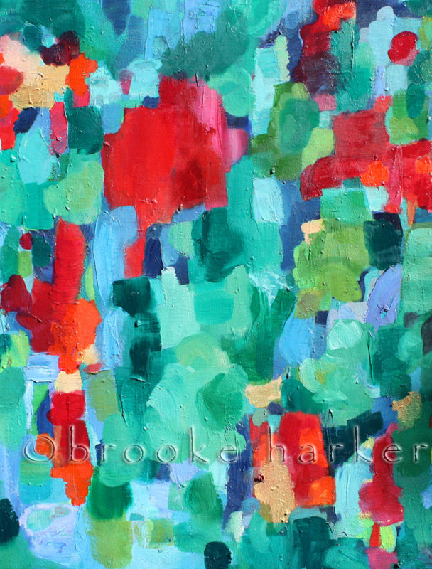 Shade Garden | 24″ x 24″ | Oil on Canvas | SOLD