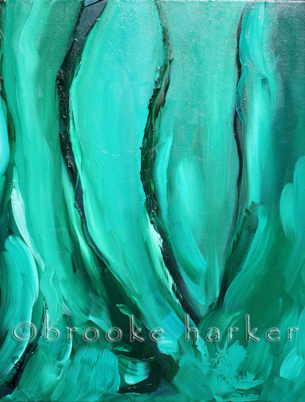 Wings of Green 2 | Oil on Canvas SOLD