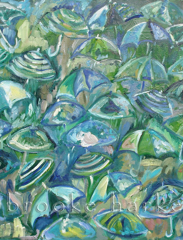 Jungle Rain | 24″ x 24″ | Oil on Canvas SOLD