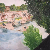 Roma Bridge | 20″ x 16″ | Oil on Canvas SOLD