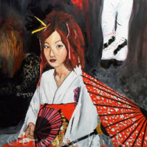 Harajuku Girl | 39.3″ x 29.7″ | Oil on Canvas