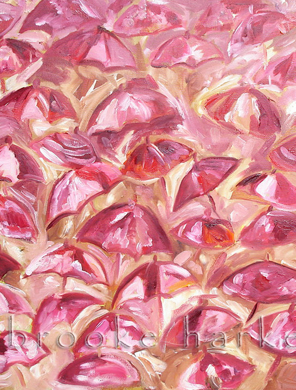 Rose Rain | 24″ x 24″ | Oil on Canvas SOLD