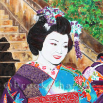 Yara’s Geisha | 30″ x 24″ | Oil on Canvas