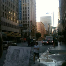 Sketching Downtown LA