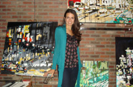 Brooke Harker in the The Laguna Art Walk