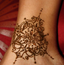 Henna ankle 1