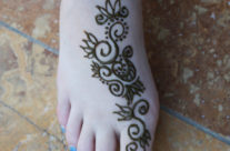 Henna foot 3