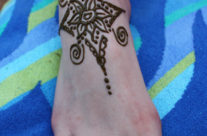 Henna foot 4