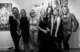 artists of “Women ROCK” at the Jeanie Madsen Gallery in Santa Monica, CA, 2013