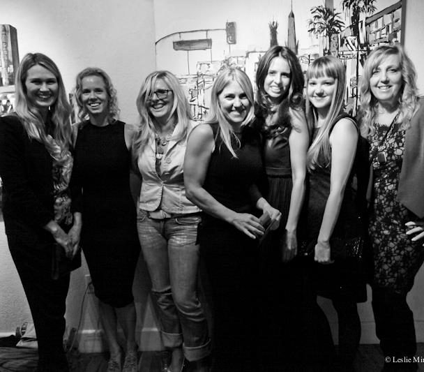 artists of “Women ROCK” at the Jeanie Madsen Gallery in Santa Monica, CA, 2013