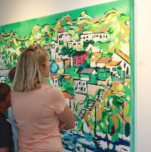 family views “Avalon 1” by Brooke Harker at Malibleu Gallery in Malibu, CA