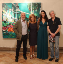 at the opening of Una Prospettiva Eclettica in Frosinone, Italy