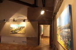 solo exhibit at Villa Comunale di Frosinone in Italy