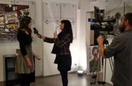 interview with Iolanda Russo of Extra TV, Rome