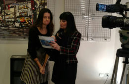 getting coached by Iolanda Russo of Extra TV