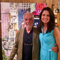 curator Alfio Borghese visits Laguna Beach Artwalk