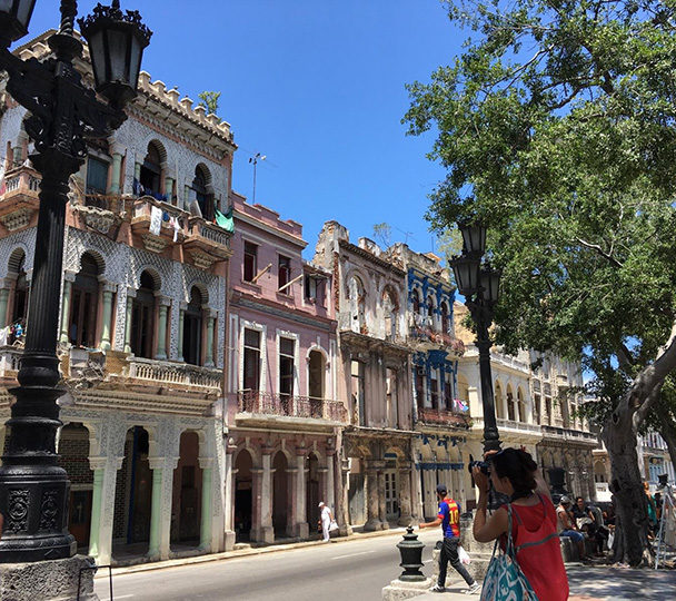 Harker photographs in Havana