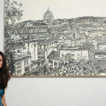 Brooke Harker with “Time for Rome” at GDCA