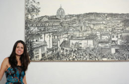 Brooke Harker with “Time for Rome” at GDCA