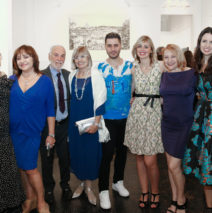 artists & curators at Gloria Delson Contemporary Arts