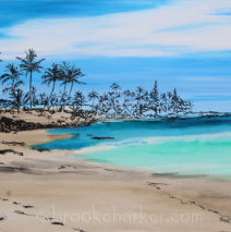 Within These Shores | 48 x 60 | ink & acrylic on canvas | by Brooke Harker | SOLD