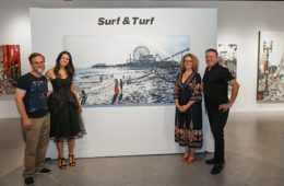 artists at “Surf & Turf” Exhibit at Castelli Artspace