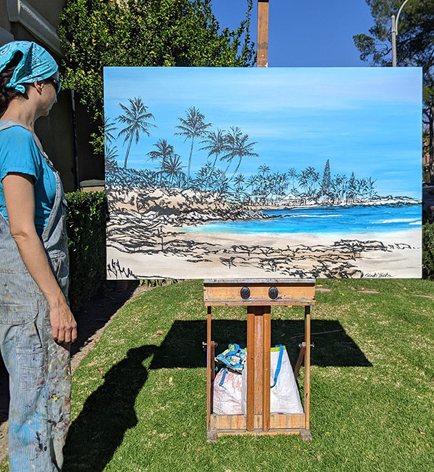 Brooke Harker with “Wailua Shores”