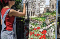 Brooke Harker painting “Spring in Rome”