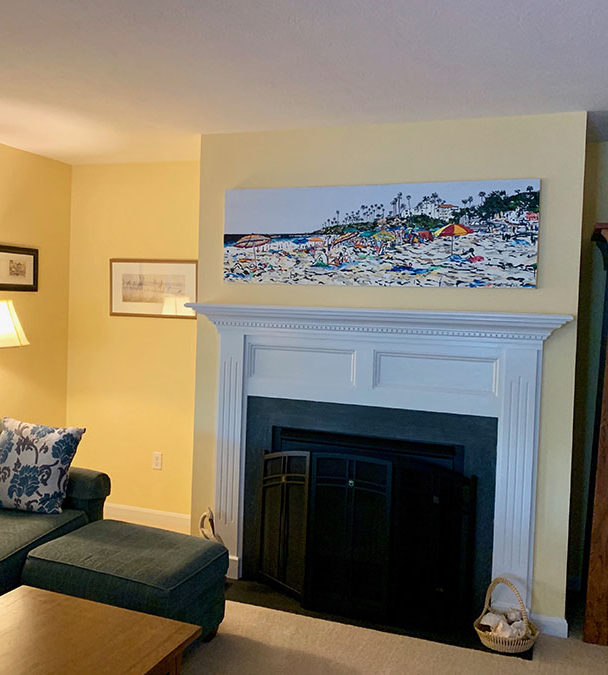 “Laguna Days” by Brooke Harker in its home