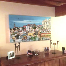 “Lumière du Sud” by Brooke Harker in its home