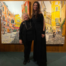 Lu Martin and Brooke Harker at Lu Martin Galleries