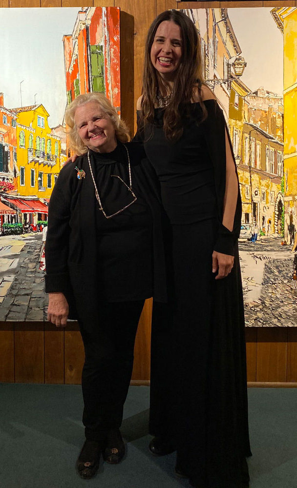 Lu Martin and Brooke Harker at Lu Martin Galleries