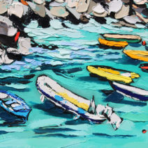 Detail on the boats in “Cliff Notes”