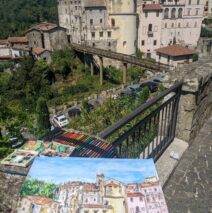 a sketch of Cave, Italy