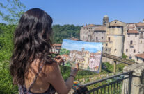 painting Cave, Italy – crop