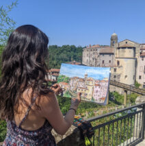 painting Cave, Italy – crop