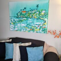 “Emerald Surf” in its home